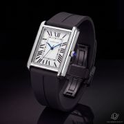 Universe Point Cartier Tank Model Gents Magnetic Rubber Watch