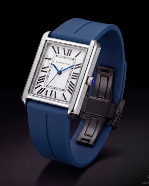 Universe Point Cartier Tank Model Gents Magnetic Rubber Watch