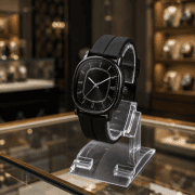 Black Strap Watch
