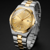 Gualai Gold Dial Two Tone Quartz Watch for Men