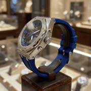 Octagonal Bezel Analog Digital Silicone Strap Men’s Watch