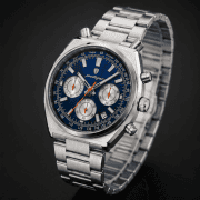 Poedagar Men’s Three-Subdial Quartz Watch with Stainless Steel Bracelet