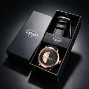 TOMI Black Dial Men Watch With Box