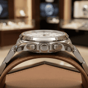 White Dial Triple Subdial Date Men’s Watch